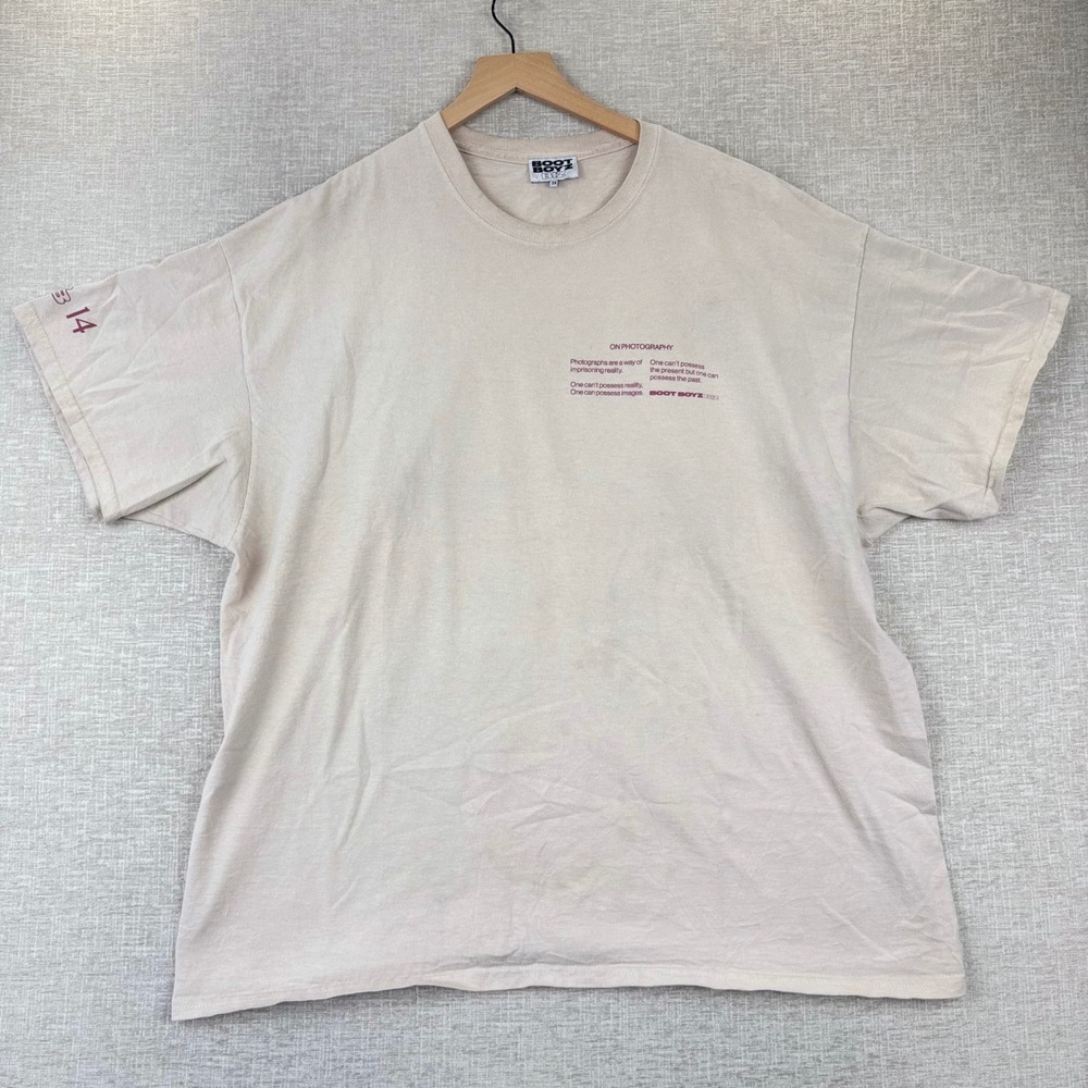 Boot Boyz Biz On Photography Mens 2XL Emanation of the Referent Graphic T-Shirt